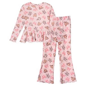 Disney's Bambi Ribbed Long Sleeve Tee and Pants Set