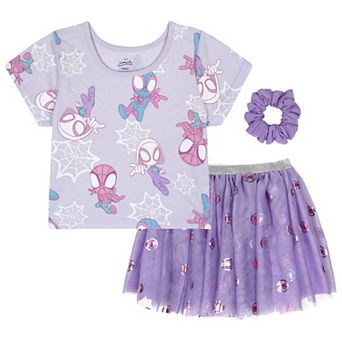Marvel Spidey and His Amazing Friends T-Shirt and Tutu Skirt Set