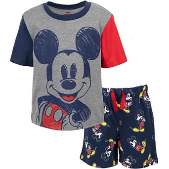 Disney's Mickey Mouse T-Shirt and French Terry Shorts Set