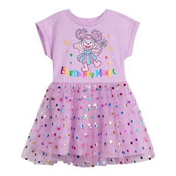 Sesame Street Short Sleeve Tulle Tutu Dress