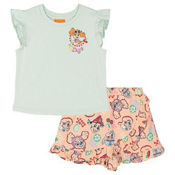 Paw Patrol Tee and Wrap Skort Set