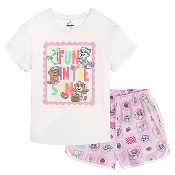 Nickelodeon Paw Patrol 2 pc T-Shirt and Shorts Set