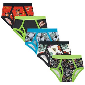 Monster Jam 5-Pack Anti Chafing Briefs