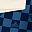Cream Blue Checker