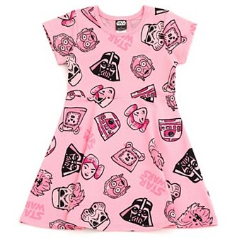 Star Wars Short Sleeve Skater Dress