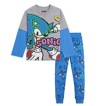 SEGA Sonic the Hedgehog 2 pc Tee and Fleece Pants Set
