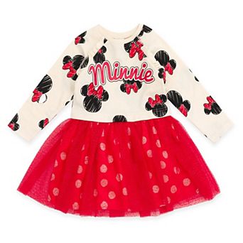 Disney's Minnie Mouse Long Sleeve Tutu Dress