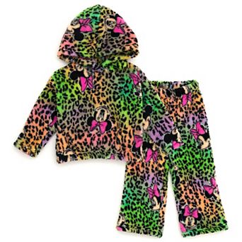 Disney's Minnie Mouse Fleece 2 pc Hoodie and Pants Set