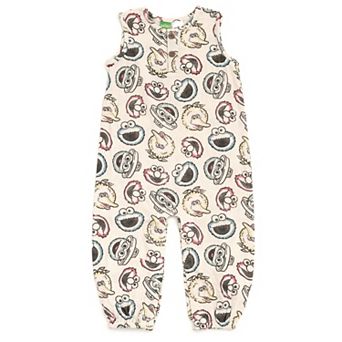 Sesame Street Gauze One Piece Romper Dress and Shorts Set