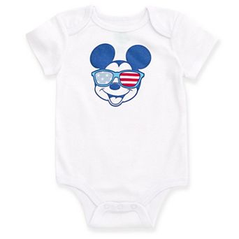 Disney's Mickey Mouse Holiday Short Sleeve Bodysuit