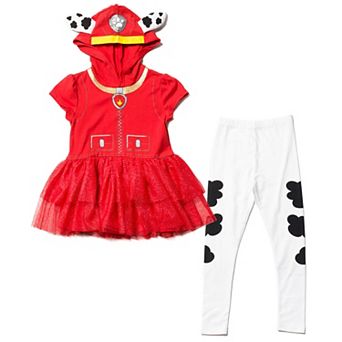 Paw Patrol Cosplay Hooded Tutu T-Shirt and Leggings Set