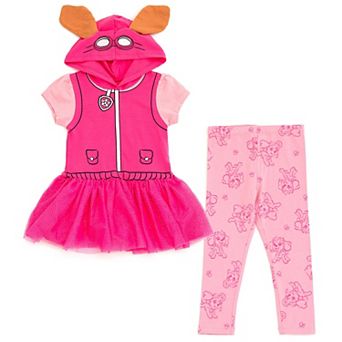 Paw Patrol Cosplay Hooded Tutu T-Shirt and Leggings Set
