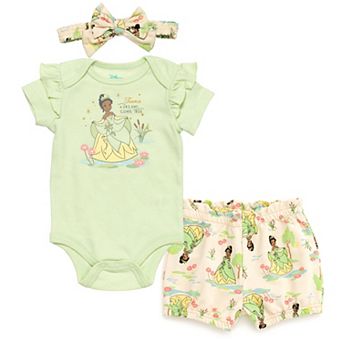 Disney The Princess and the Frog Princess Tiana Bodysuit and Shorts Set