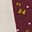Ivory Burgundy Dot