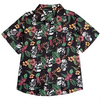 Star Wars Hawaiian Button Down Shirt
