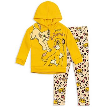 Disney's Lion King Fleece 2 pc Hoodie and Leggings Set