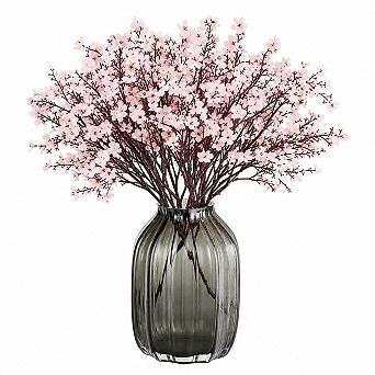 Artificial Baby Breath Flowers Fake Silk Floral Arrangement Home Decor