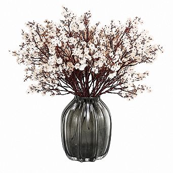 Artificial Baby Breath Flowers Fake Silk Floral Arrangement Home Decor