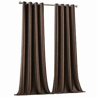 Grommet Blackout Thermal Window Drapes Soft Luxury Home Decor Easy Care