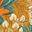 Teal Scroll Leaf