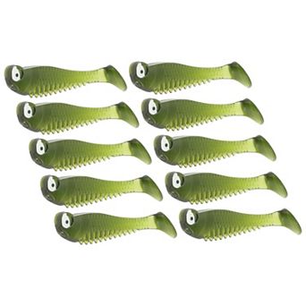 2.76"x2.8g Paddle Tail Swimbaits, Fishing Lures for Bass Fishing 10 pc