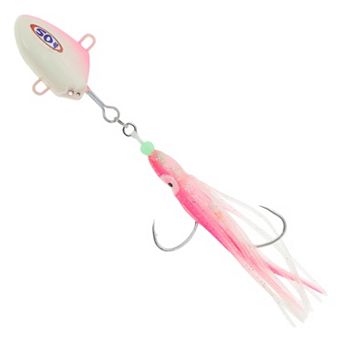 0.79"x250g Fishing Teaser, Fishing Lures with Squid Hook 1 pc