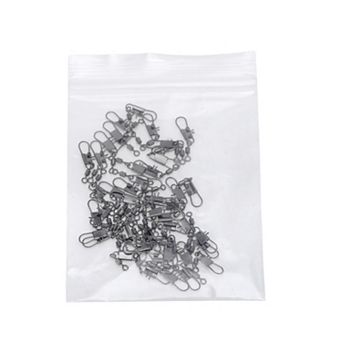 1.65" Fishing Swivels, Fishing Clip with Style B-Snap Black