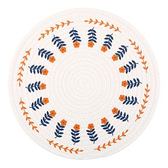 Round Pot Holders Heat Resistant Trivets Non Slip Hot Pads 2 pc 11.8in