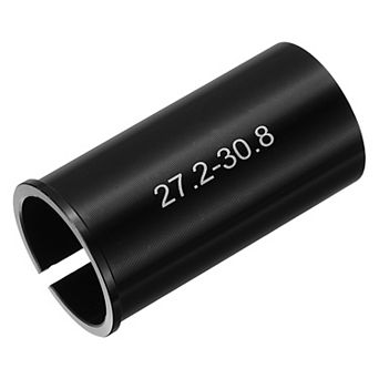 30.8mm(CD)32.5mm(OD)27.2mm(ID)1.5mm(T), Bicycle Seat Post Adapter Shim Black