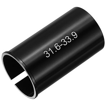 31.6mm(ID)1mm(T), Bicycle Seat Post Adapter Shim Black