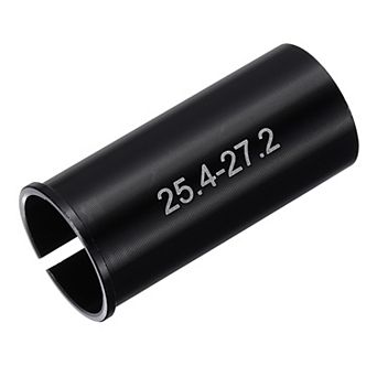 25.4mm(ID)0.5mm(T), Bicycle Seat Post Adapter Shim Black