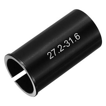31.6mm(CD)32.5mm(OD)27.2mm(ID)2mm(T), Bicycle Seat Post Adapter Shim Black