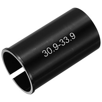 30.9mm(ID)1.5mm(T), Bicycle Seat Post Adapter Shim Black
