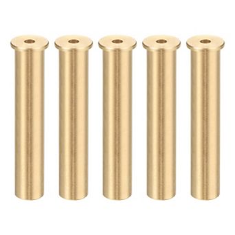 1.48 inch Golf Brass Tip Weights, Club Weight Head Accessories Reusable Plug 5Pcs, Yellow Bronze