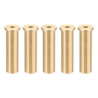 1.02 inch Golf Brass Tip Weights, Club Weight Head Accessories Reusable Plug 5Pcs, Yellow Bronze