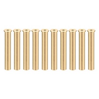 1.77 inch Golf Brass Tip Weights, Club Weight Head Accessories Reusable Plug 10Pcs, Yellow Bronze