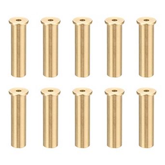 1.02 inch Golf Brass Tip Weights, Club Weight Head Accessories Reusable Plug 10Pcs, Yellow Bronze