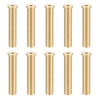 1.48 inch Golf Brass Tip Weights, Club Weight Head Accessories Reusable Plug 10Pcs, Yellow Bronze