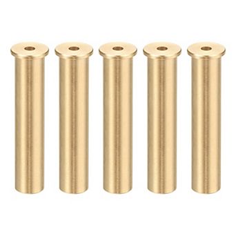 1.34 inch Golf Brass Tip Weights, Club Weight Head Accessories Reusable Plug 5Pcs, Yellow Bronze