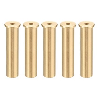 1.18 inch Golf Brass Tip Weights, Club Weight Head Accessories Reusable Plug 5Pcs, Yellow Bronze