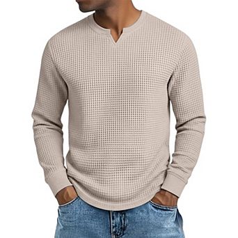 Men's Long-Sleeved V-Neck Base Layer Shirt