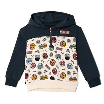 Marvel Avengers Fleece Quarter-Zip Hoodie