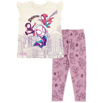 Marvel Spidey and His Amazing Friends 2 pc T-Shirt and Leggings Set