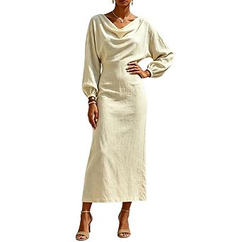 Womens Half Zip V Neck Contrast Mini Sweatshirt Dress