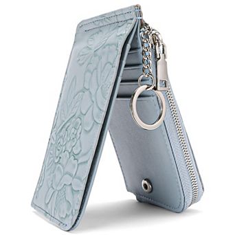 RFID Blocking Wallet,Scratch Resistant Leather Card Holder,for Daily Shopping Travel