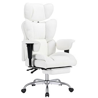 YIORTWO Big and Tall Gaming Chair with Footrest High Back Ergonomic Office Chair