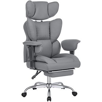 YIORTWO Big and Tall Gaming Chair with Footrest High Back Ergonomic Office Chair