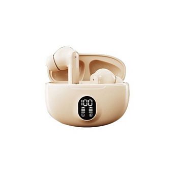 Bluetooth Headphones Bass Stereo,with Noise Cancelling Mic,LED Display in Ear Earphones Clear Calls