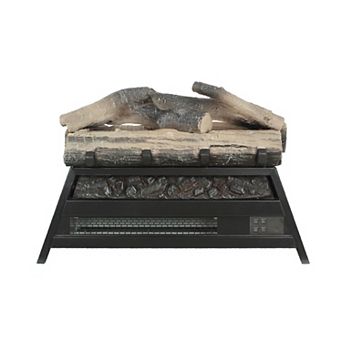 23 inch Electric Fireplace, 3D Log Set Insert, Infrared Fireplace Heater for Indoor