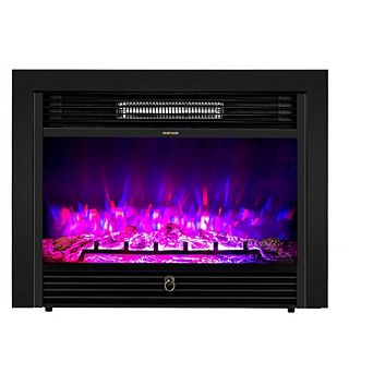 28.5 Inch Electric Fireplace Recessed with 3 Flame Colors